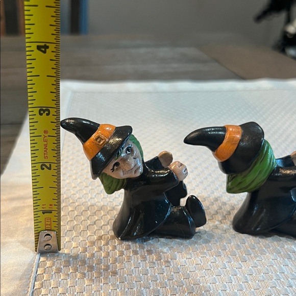 Rare Halloween Ceramic Witch Candleholders - Picture 11 of 15